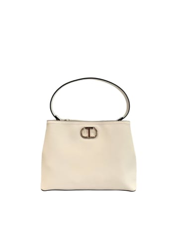 Twinset Rot Weiß PU Damen Handtasche
