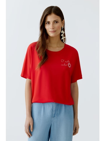 Oui T-Shirt in lipstick red