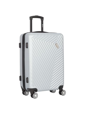 mano Don Carlo 4-Rollen Trolley 67 cm silber
