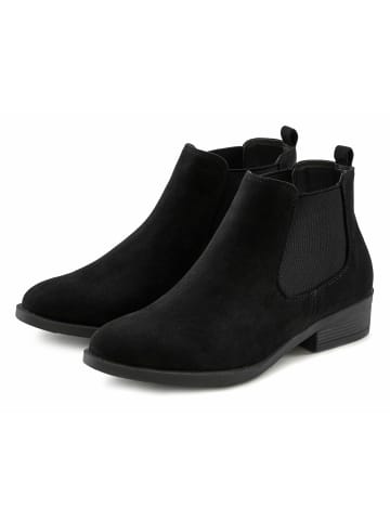 LASCANA Chelseaboots in schwarz