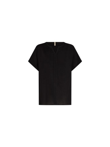 soyaconcept Halbarmbluse in Black
