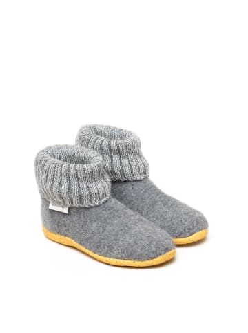 Gottstein Hausschuh Alpine Boot RU in grau
