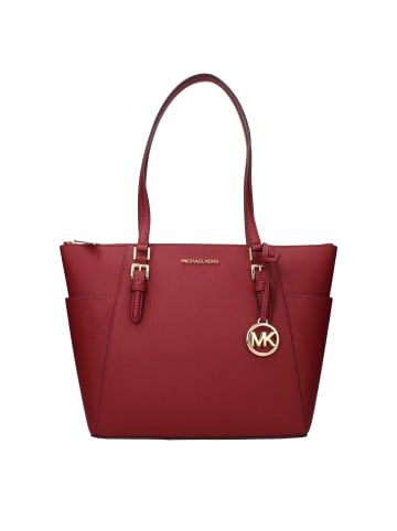 Michael Kors Rot Leder Schulter Tasche