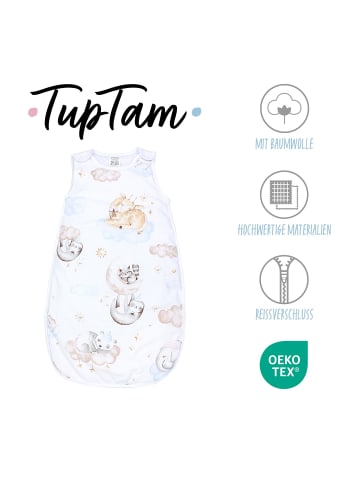 TupTam Baby Ganzjahres Schlafsack Wattiert in weiß Modell 1