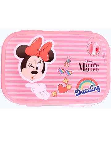 Disney Minnie Mouse 2er Set: Brotdose + Alu-Trinkflasche Minnie Mouse in Rosa