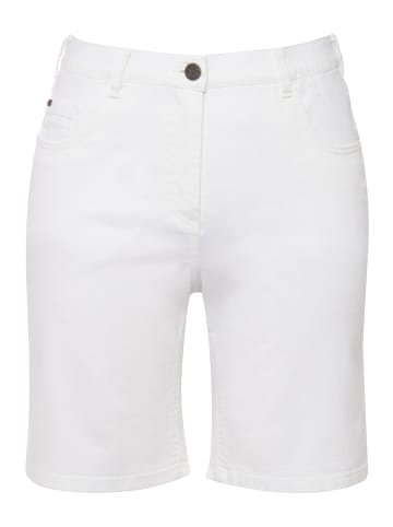 Ulla Popken Bermuda in white denim