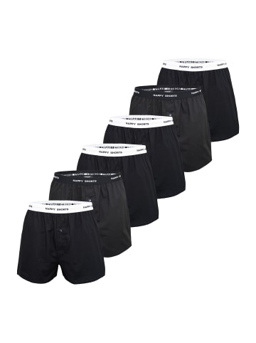 Happy Shorts Boxer Mix in Solid Black