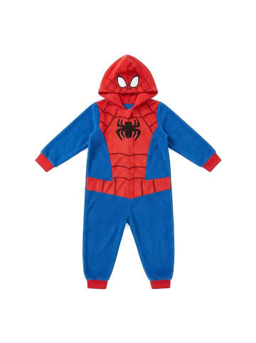 Spiderman Marvel Spiderman Jumpsuit Kostüm Schlafanzug Kinder Onesie in blau