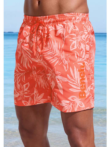 Bench Badeshorts in orange bedruckt