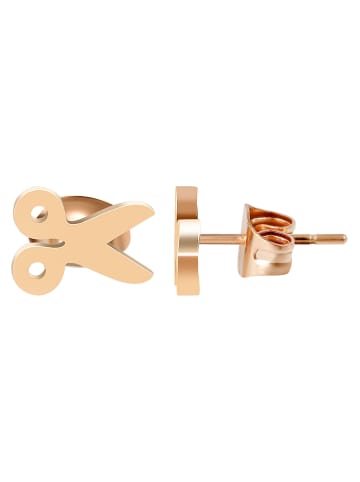 Adeliás Unisex Ohrringe – Ohrstecker aus Edelstahl in gold