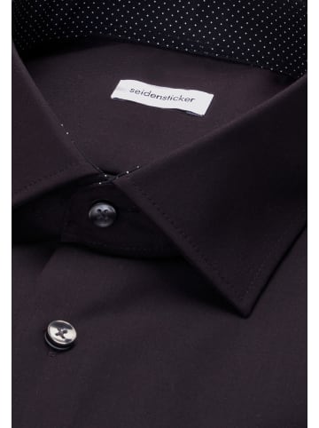 Seidensticker Business Hemd Regular in Schwarz