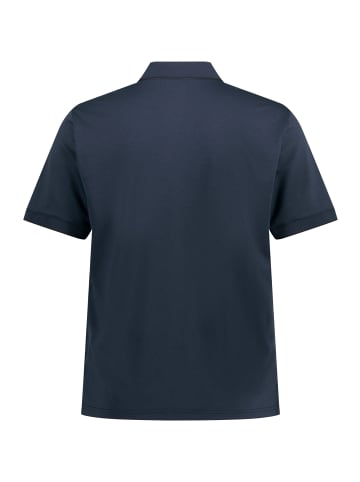 JP1880 Poloshirt in mattes nachtblau