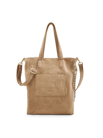 FREDs BRUDER Velvet Wild Shopper Tasche Leder 28 cm in camel