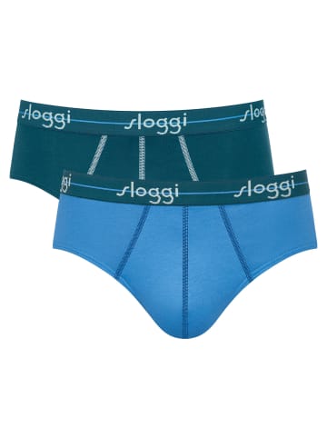 Sloggi Slip 2er Pack in Blau