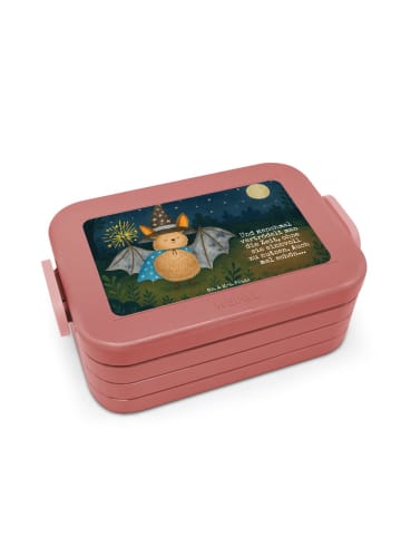Mr. & Mrs. Panda MEPAL Bentobox Fledermaus Zauberer Design mit S... in Rot Pastell
