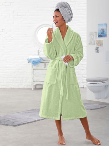 Plantin Bademantel in lindgrün