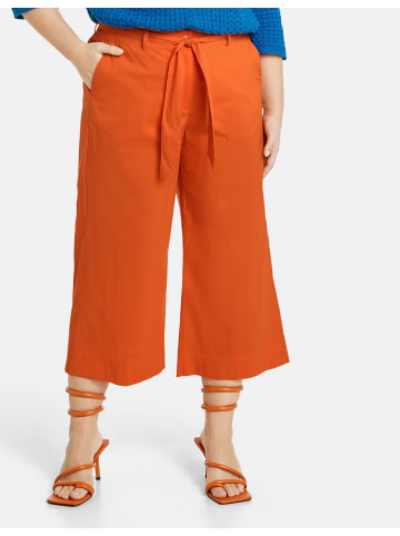 SAMOON Hose Freizeit verkürzt in Happy Orange