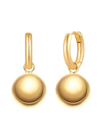 Lulu & Jane Creolen aus Metall-Legierung in gelbgold
