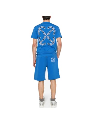 Off-White T-Shirt Blau