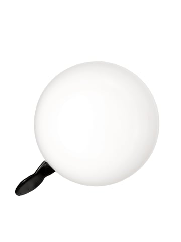 Mr. & Mrs. Panda Fahrrad-Klingel Eule Federschmuck ohne Spruch in Weiß