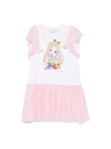 Monnalisa Kleid 19E918 Weiß