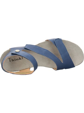 Think! Tieffußbett Sandale DUMIA in Denim