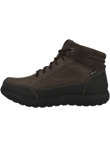 Clarks Schnürboots Mapstone Hi GTX in dunkelbraun