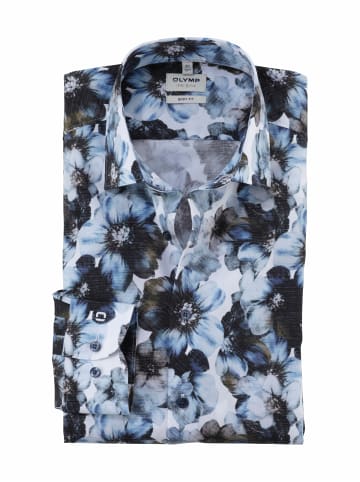 OLYMP Langarm Business Hemd für Herren in blau