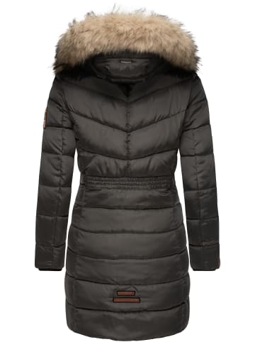 Navahoo Steppmantel Paula in Anthracite