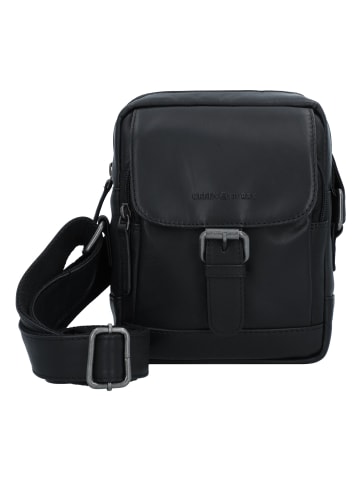 Greenburry Fiorentina Mini Bag Umhängetasche Leder 16 cm in black