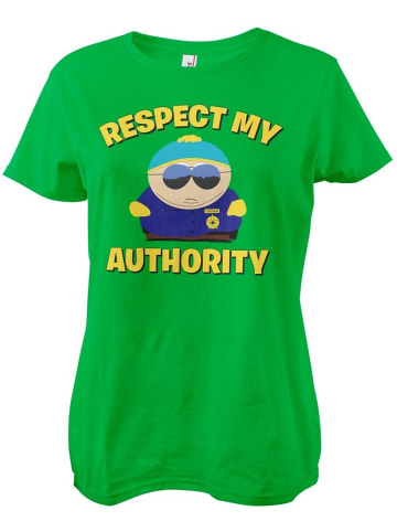 South Park Shirt "Respect My Authority Girly Tee" in Grün