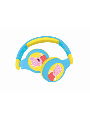 Lexibook Faltbare Kopfhörer Peppa Wutz 2in1 Bluetooth® und Kabelanschluss 4 Jahre