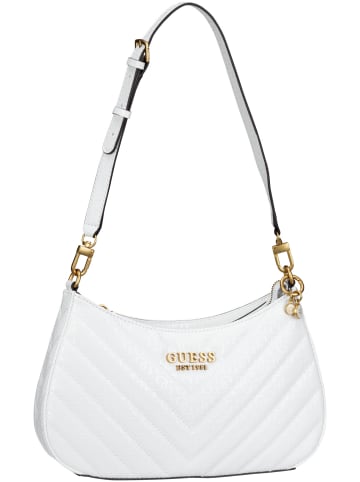 Guess Abendtasche Jania Top Zip Shoulder Bag in White