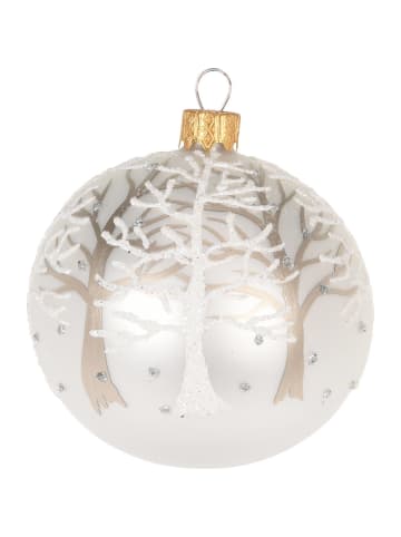 Home&Styling Collection Weihnachtskugel in weiß