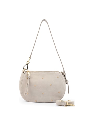 FREDs BRUDER The Beaded One Schultertasche Leder 26 cm creamy cream