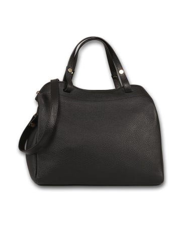 Toscanto Leder Handtasche Toscanto Tasche schwarz ca. 31cm