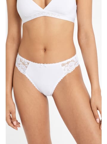 PETITE FLEUR Jazz-Pants Slips in weiß