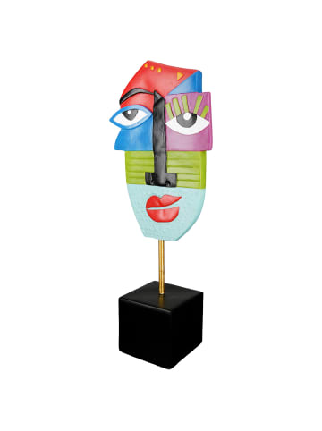 GILDE Skulptur Mondrian mehrfarbig - (H) 52 cm