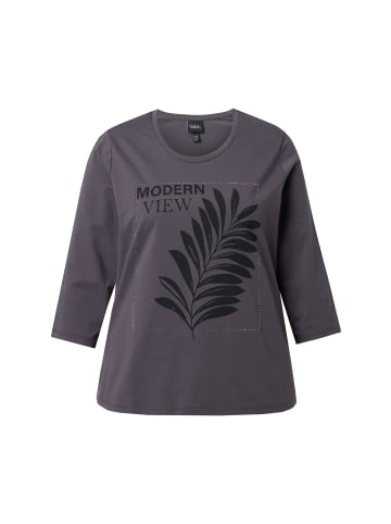 Ulla Popken Shirt in anthrazit