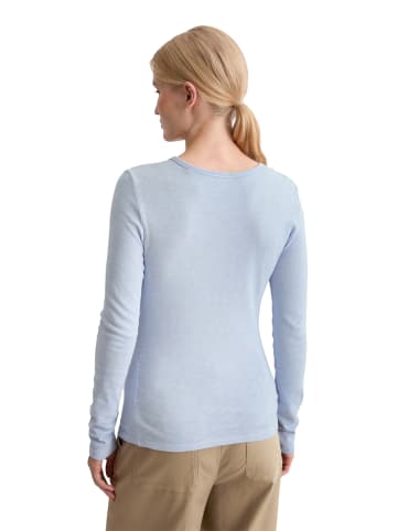 Marc O'Polo Logo-Longsleeve regular in Soft Sea