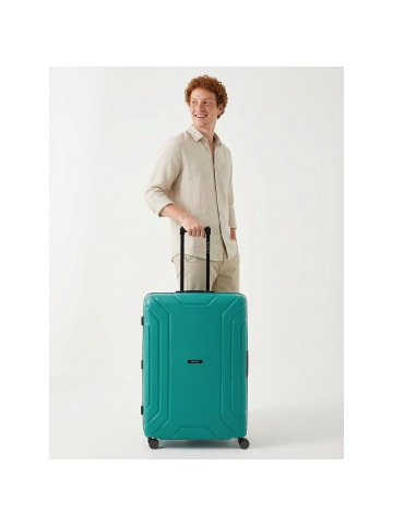 Redolz Essentials 15 4-Rollen Trolley 75 cm mit Dreipunkt-Verschluss petrol