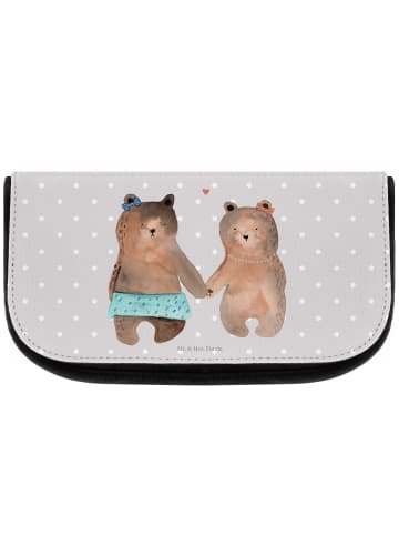 Mr. & Mrs. Panda kosmetiktäschchen Bär Freundin ohne Spruch in Grau Pastell
