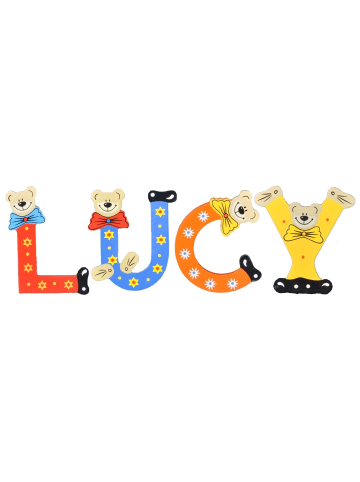 Playshoes Deko-Buchstaben "LUCY" in bunt