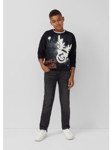s.Oliver Sweatshirt in 9999_schwarz