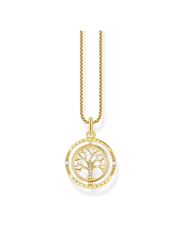 Thomas Sabo Kette Tree Of Love in gold, weiß