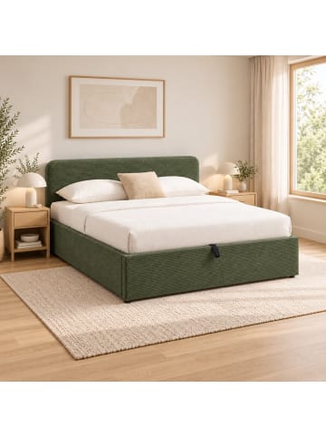 CALICOSY Bett MIA in Grün - (W)215  x (H)88  x (L)170 cm