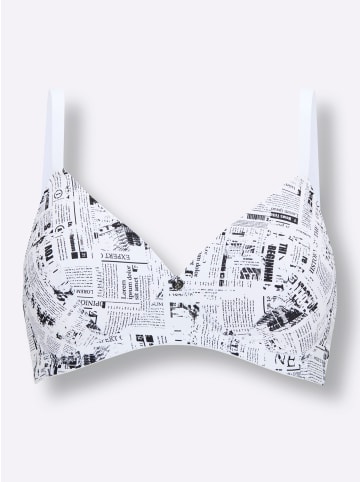 WITT WEIDEN Schalen-BH ohne Bügel in weiß-schwarz