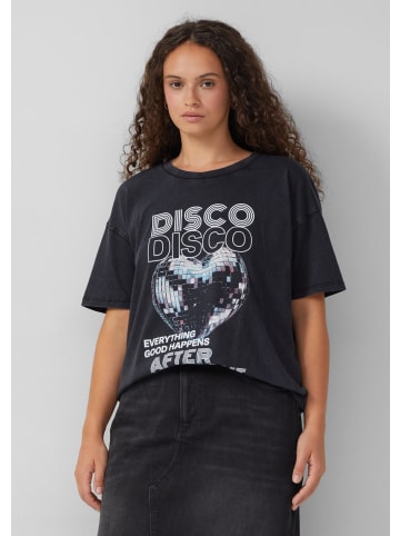 QS T-Shirt in 99D0_schwarz