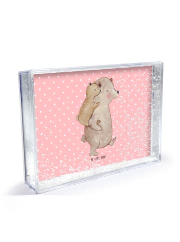 Mr. & Mrs. Panda Bilderrahmen Papa Bär ohne Spruch in Rot Pastell