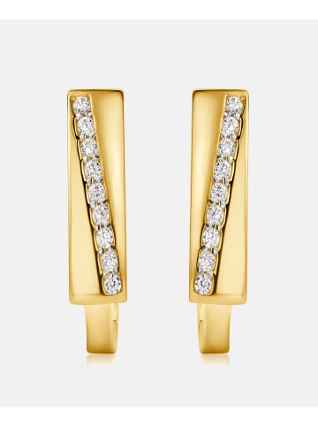 Diamant L'éternel Ohrringe aus 585 Gelbgold